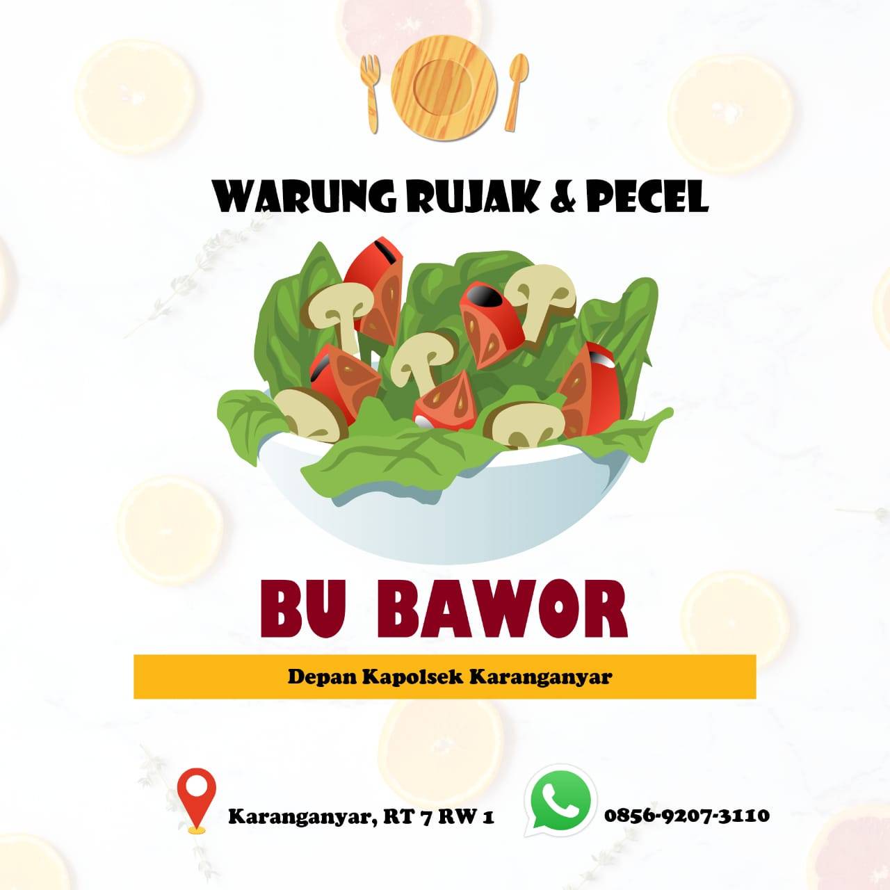 PECEL - RUJAK - KOPI - GORENGAN